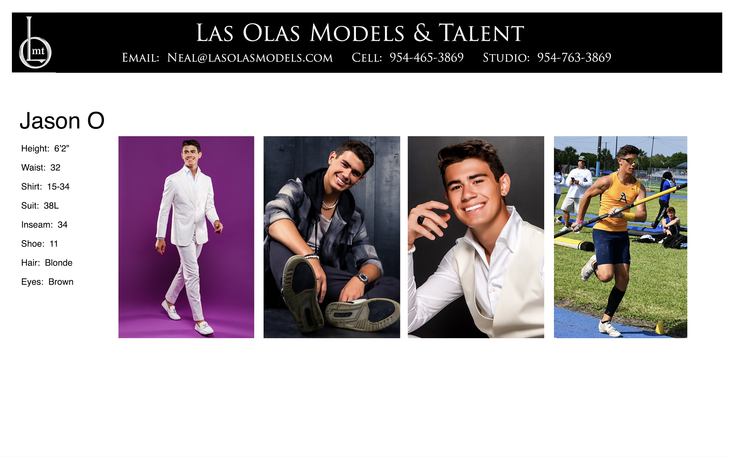Model Fort Lauderdale Miami South Florida Print Catalog Video Fashion Model Male Model - Las Olas Models Fort Lauderdale Miami - Jason O